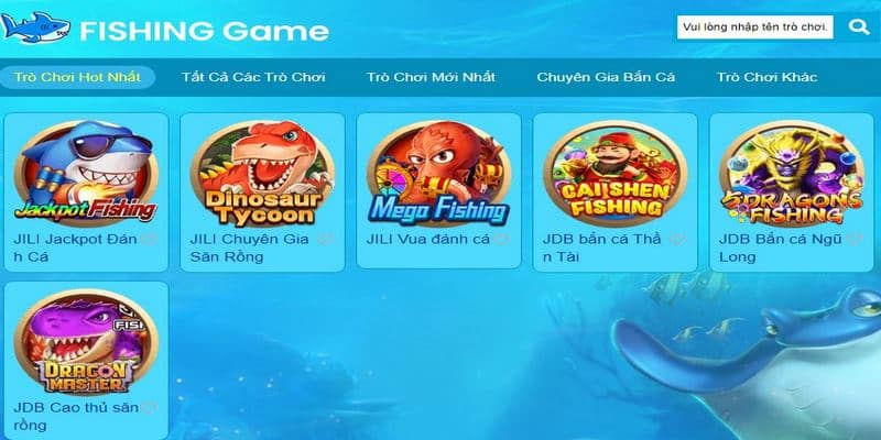 JDB là sảnh cung cấp game bắn cá đầy hấp dẫn