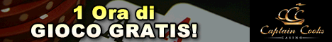 Casinò online Captain Cooks - €500 bonus!