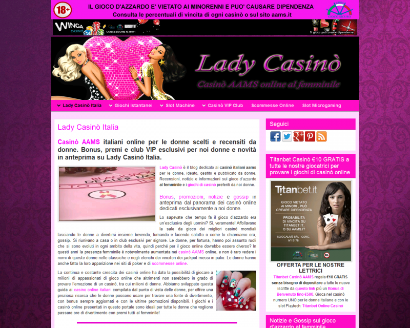 Lady Casinò Italia